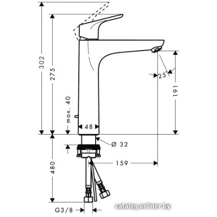 Смеситель Hansgrohe Focus E2 31608000