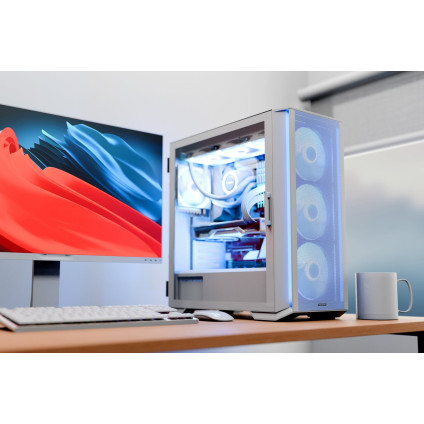 Корпус MODECOM Horizon ARGB Flow Midi (белый)