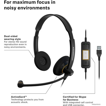 Офисная гарнитура Sennheiser SC 60 USB ML