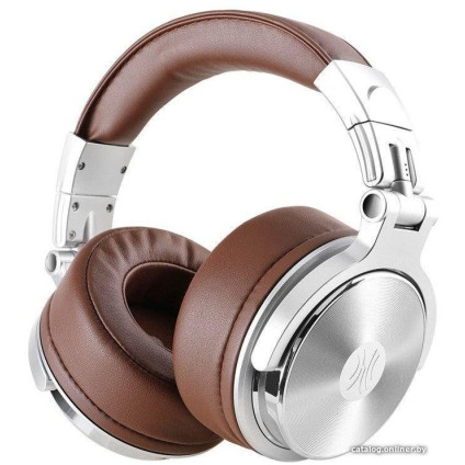 Наушники OneOdio Studio Pro 30 (серебристый/коричневый)