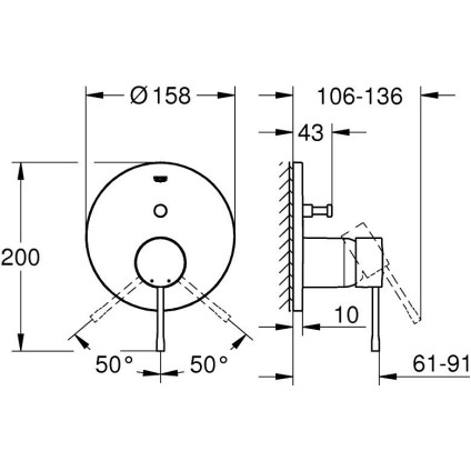 Смеситель Grohe Essence 24058Da1