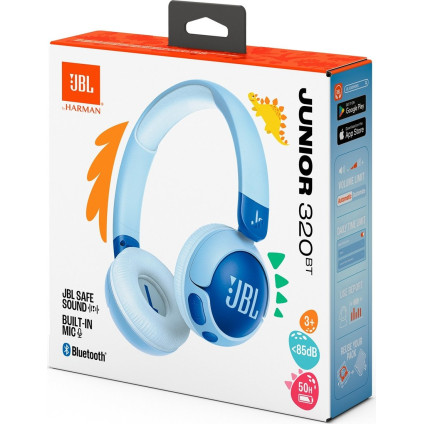 Наушники JBL Junior 320BT (голубой)