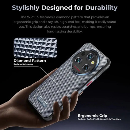 Телефон Oukitel WP35S 6GB/256GB (серый)