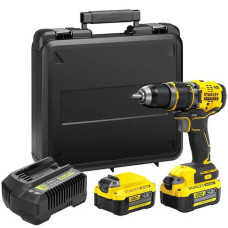 Ударная дрель-шуруповерт Stanley SFMCD721M2K (с 2-мя АКБ, кейс)