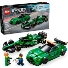 Конструктор LEGO Speed Champions 76925 Гоночные автомобили Aston Martin Valkyrie AMR Pro и Aston Martin Vantage GT3