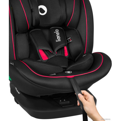 Детское автокресло Lionelo Bastiaan i-Size (черный/красный)