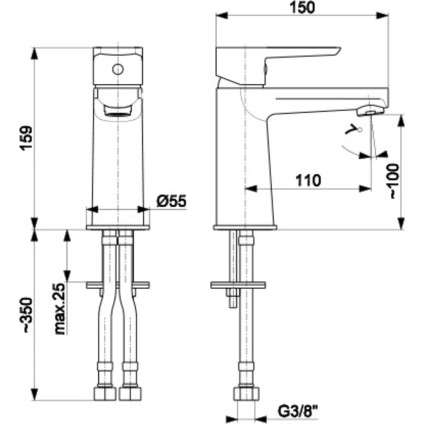 Смеситель KFA Narva 522281581