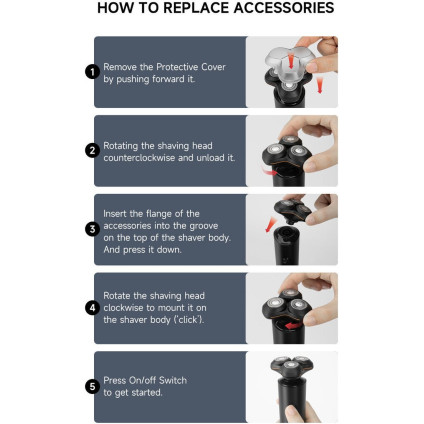 Электробритва Enchen X8S-C