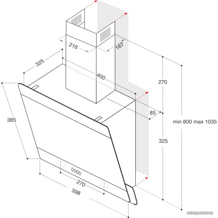 Кухонная вытяжка Whirlpool WHVP 65F LM K