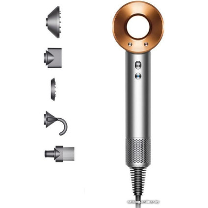 Фен Dyson HD07 Supersonic (евровилка, никель/медный)
