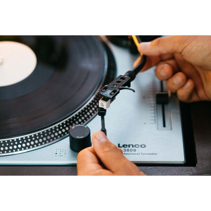 Виниловый проигрыватель Lenco L-3809 (металлик)
