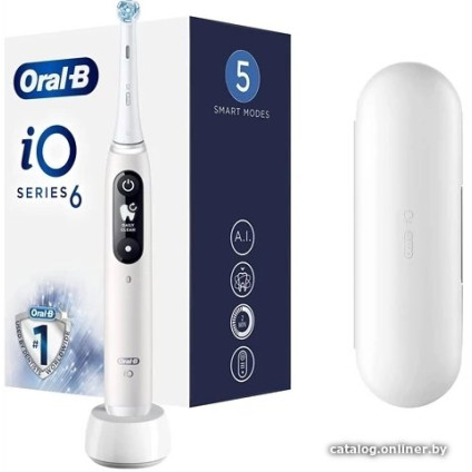 Электрическая зубная щетка Oral-B iO 6 (белый)