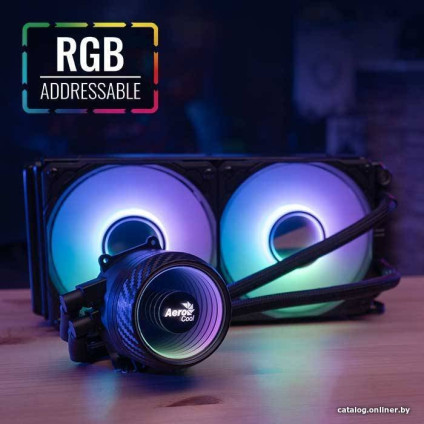 Система жидкостного охлаждения для процессора AeroCool Mirage L240 (черный)