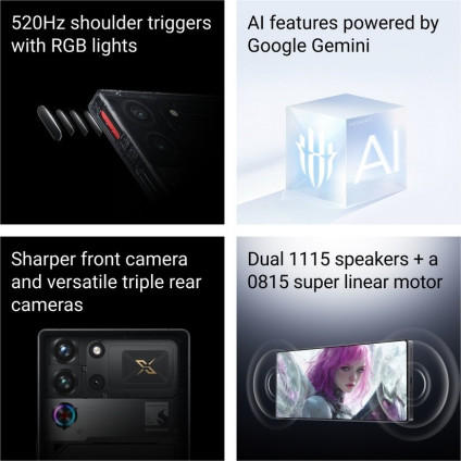 Телефон Nubia RedMagic 10S Pro NX789J 24GB/1TB международная версия (сумерки)