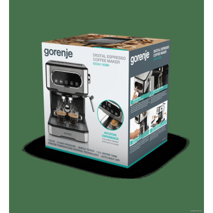 Рожковая кофеварка Gorenje ESCM15DBK