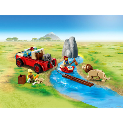 Конструктор LEGO City 60301 Спасательный внедорожник для зверей