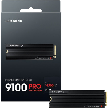 SSD Samsung 9100 Pro с радиатором 2TB MZ-VAP2T0CW