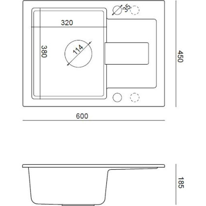 Кухонная мойка Quadron HCQC6045CZKPC