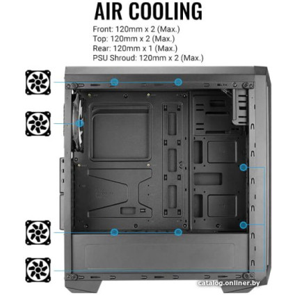 Корпус AeroCool Skyline-A-BK-v1