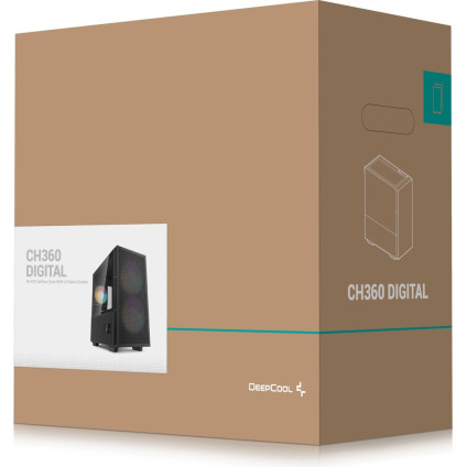 Корпус DeepCool CH360 Digital R-CH360-BKAPE3D-G-1