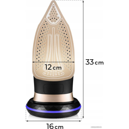 Утюг Mozano Ultimate Smooth (черный/золотистый)