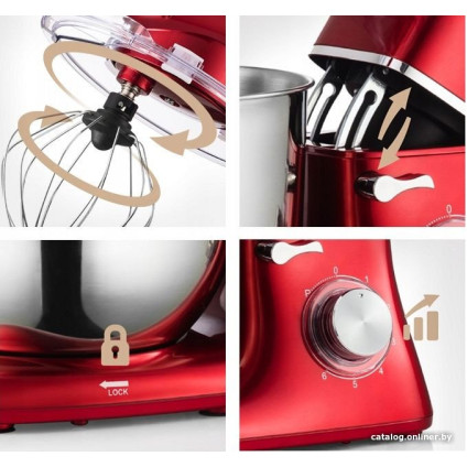 Кухонная машина Mozano Kitchen Assistent ROB-02 (красный)