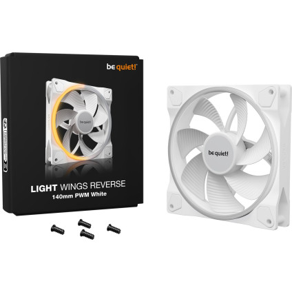 Вентилятор для корпуса be quiet! Light Wings 140mm PWM Reverse White BL135