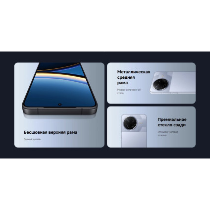 Телефон POCO F7 Pro 12GB/512GB международная версия (серебристый)