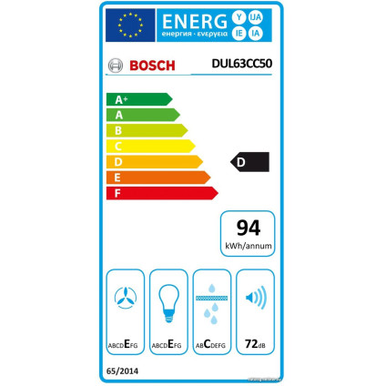 Кухонная вытяжка Bosch DUL63CC50