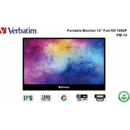 Портативный монитор Verbatim PM-14 49590