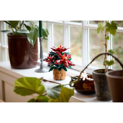 Конструктор LEGO Icons 10370 Пуансеттия