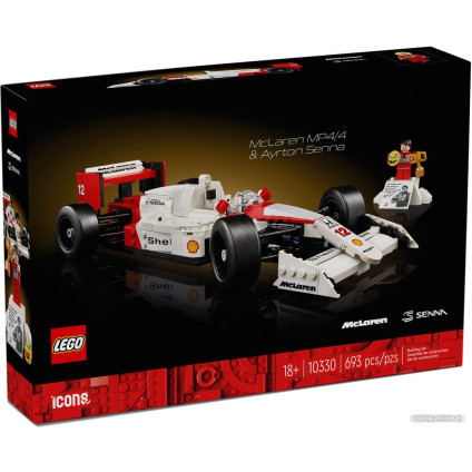 Конструктор LEGO Icons 10330 McLaren F1 MP4/4 и Айртон Сенна