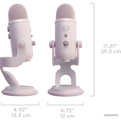 Проводной микрофон Blue Yeti Aurora Collection (белый)