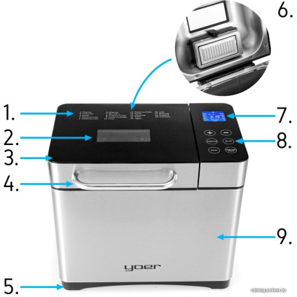 Хлебопечка Yoer BM01S