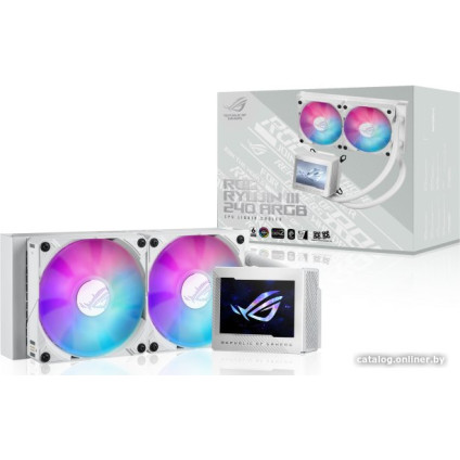 Система жидкостного охлаждения для процессора ASUS ROG Ryujin III 240 ARGB White Edition