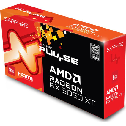 Видеокарта Sapphire Pulse Radeon RX 9060 XT 8GB 11350-04-20G