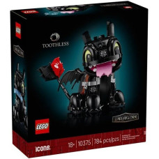 Конструктор LEGO Icons 10375 Как приручить дракона: Беззубик