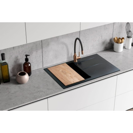 Кухонная мойка Berg Hobart BRQ1911BK