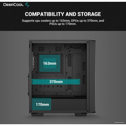 Корпус DeepCool CC560 V2 ARGB R-CC560-BKTAA4-G-2