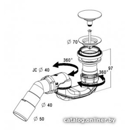 Сифон Radaway 578P