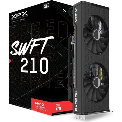 Видеокарта XFX Speedster SWFT 210 Radeon RX 7700 XT Core Edition RX-77TSWFTFP