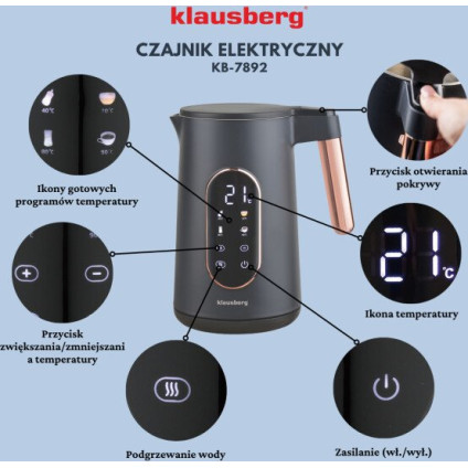 Электрический чайник Klausberg KB-7892