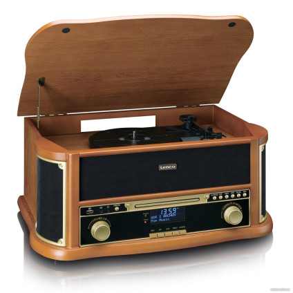 Многофункциональный аудиоцентр Lenco Classic Phono TCD-2571