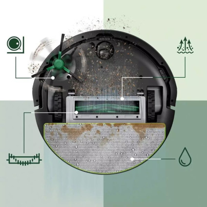 Робот-пылесос iRobot Roomba 105 Combo + stacja AutoEmpty (черный)