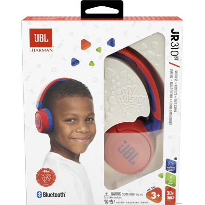 Наушники JBL JR310BT (красный/синий)