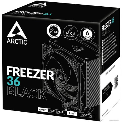 Кулер для процессора Arctic Freezer 36 Black ACFRE00123A