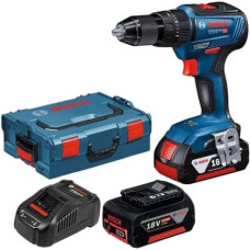 Ударная дрель-шуруповерт Bosch GSB 18V-50 Professional 06019H5101 (с 2-мя АКБ 5 Ач, кейс)