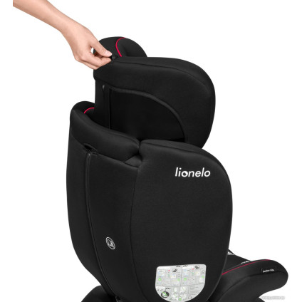 Детское автокресло Lionelo Bastiaan i-Size (черный/красный)