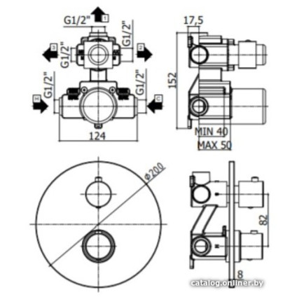 Смеситель Paffoni LIQ019HG