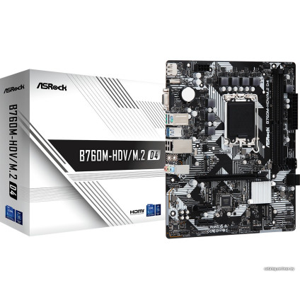 Материнская плата ASRock B760M-HDV/M.2 D4